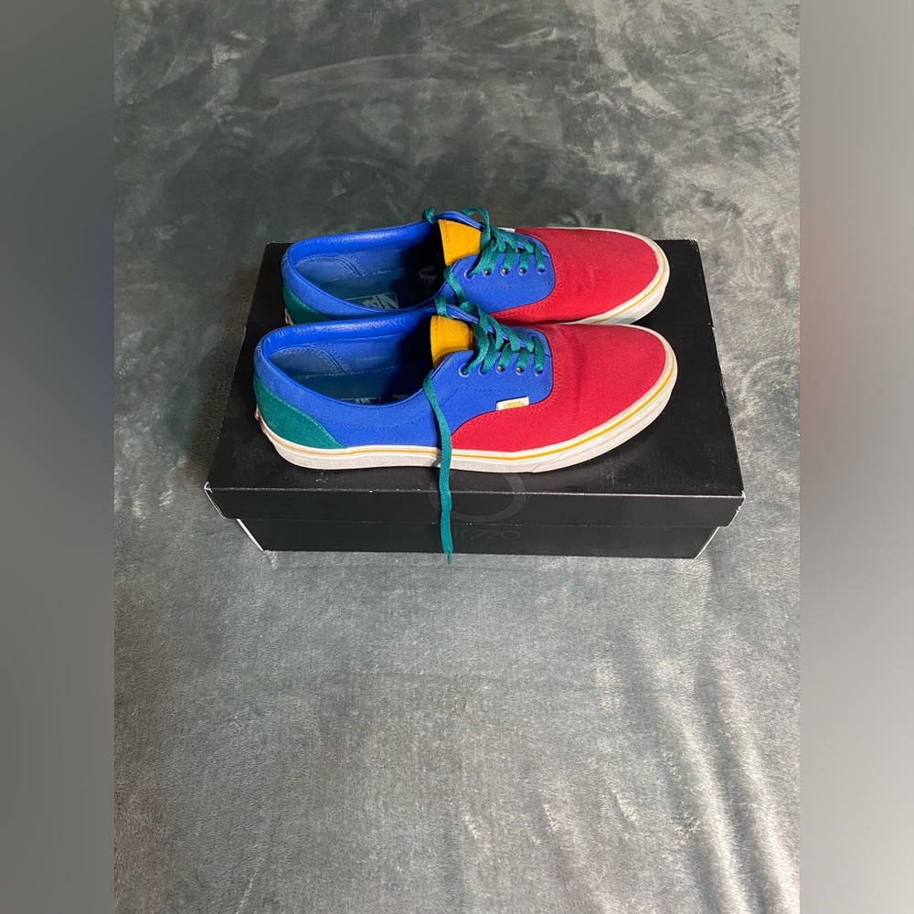 vans era “multicolor” shoes
